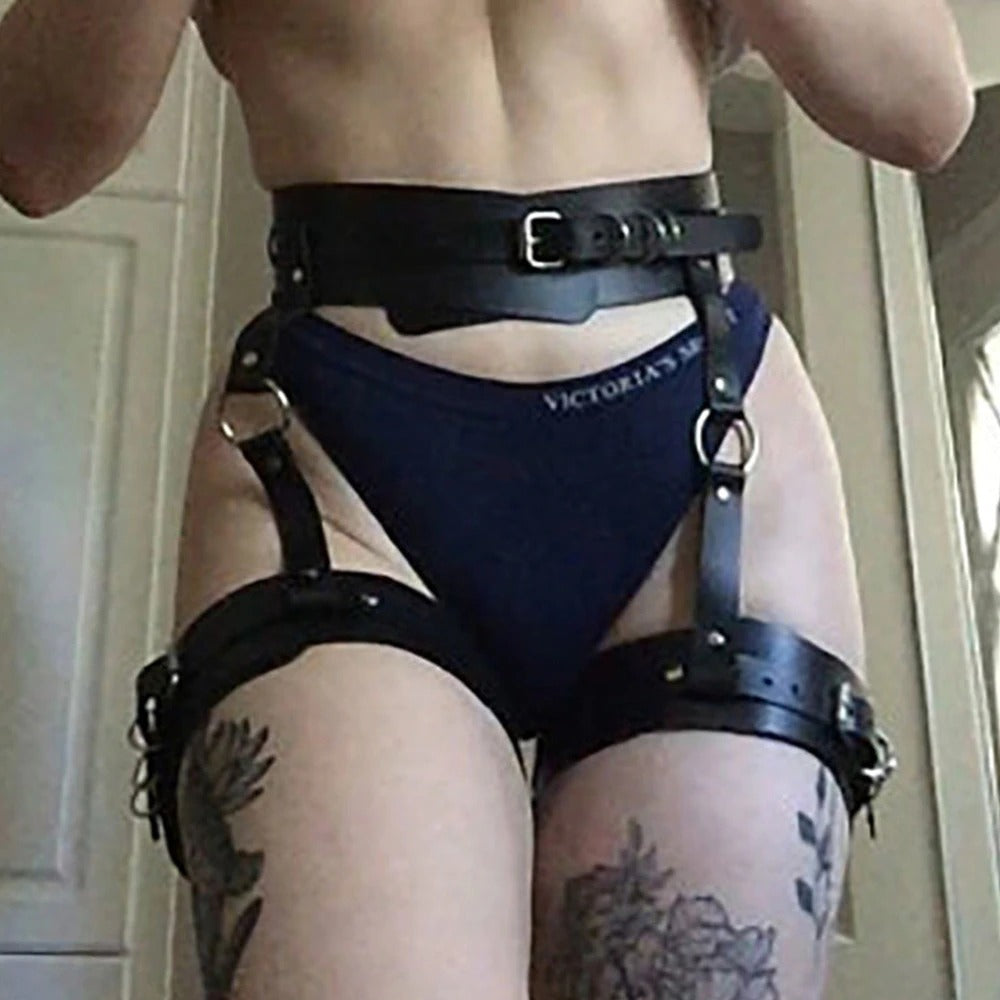 Leg Garter Body Strap Harness Belt / Garters Belts For Women