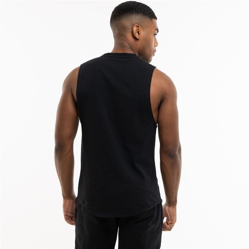 Loose Sleeveless Cotton Tank Top for Men / Alternative Style Gym Clothing