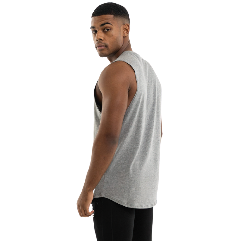 Loose Sleeveless Cotton Tank Top for Men / Alternative Style Gym Clothing