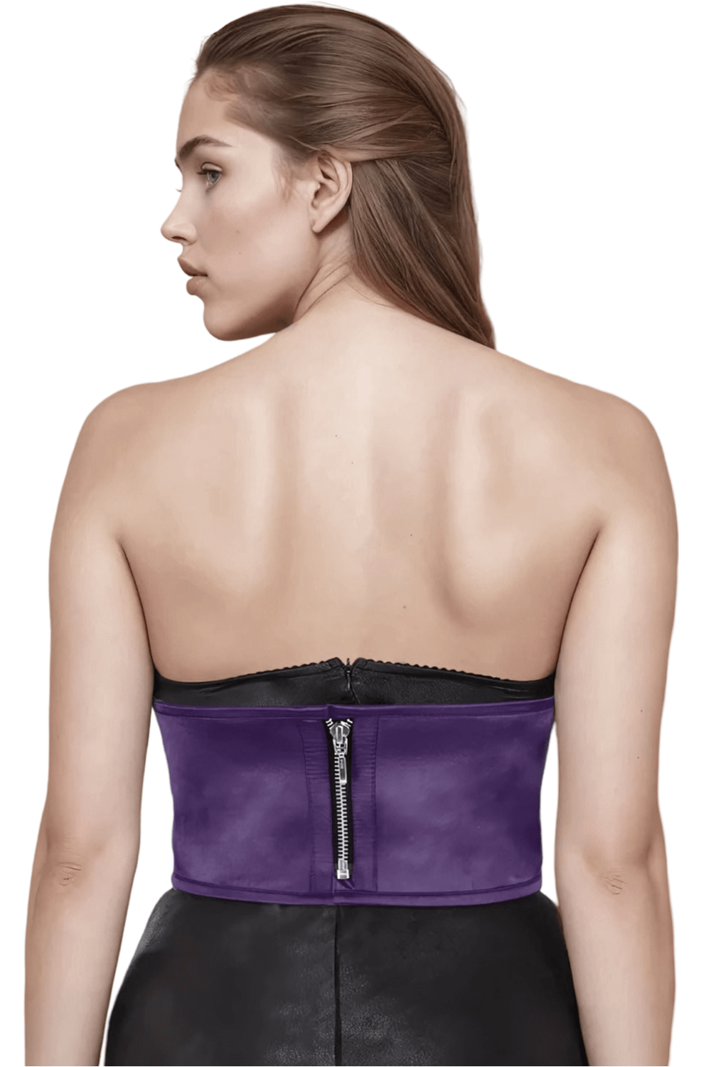 Luxurious Female Satin Corset-Inspired Fashion Belt