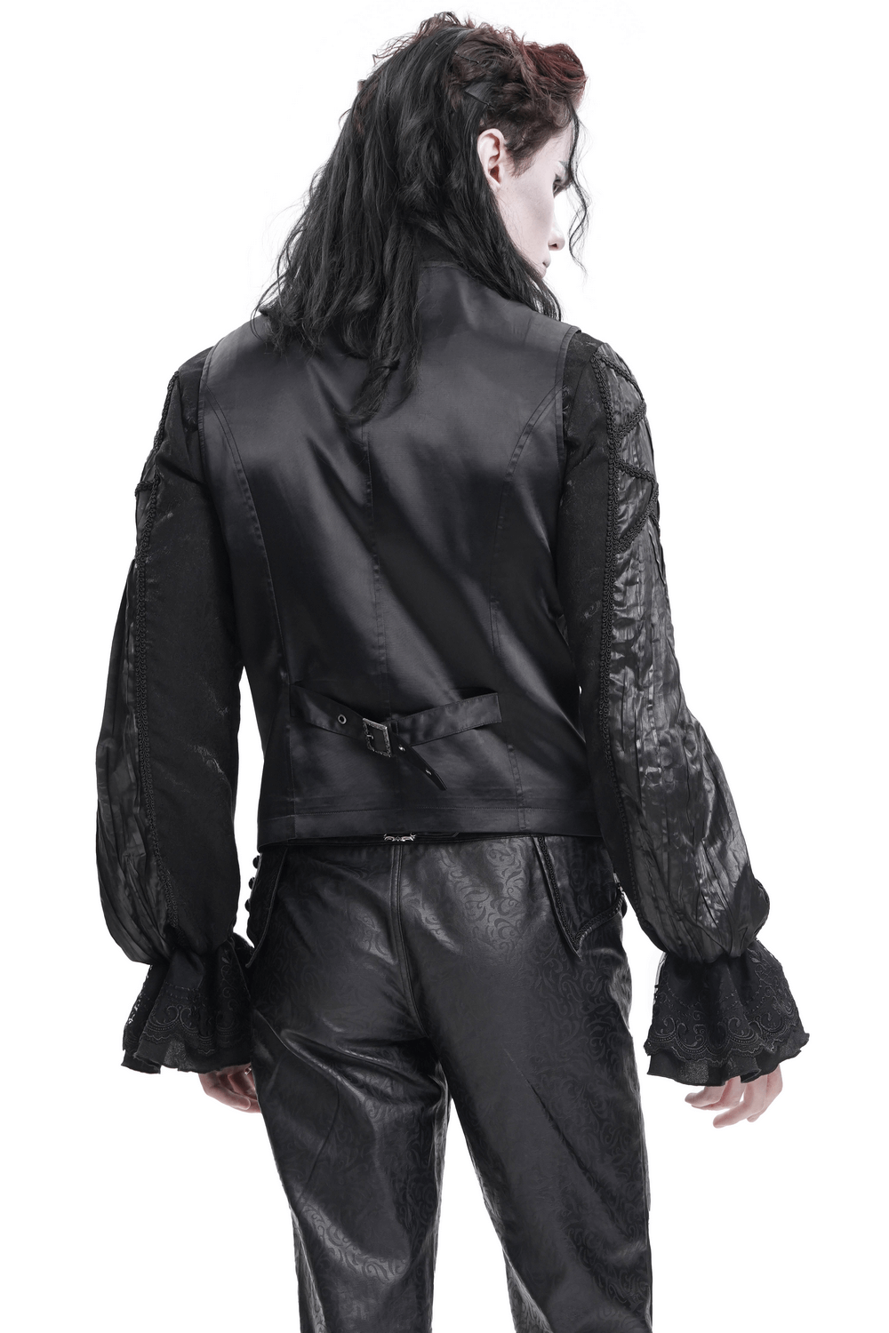 Luxurious Waistcoat with Decorative Buttons for Men