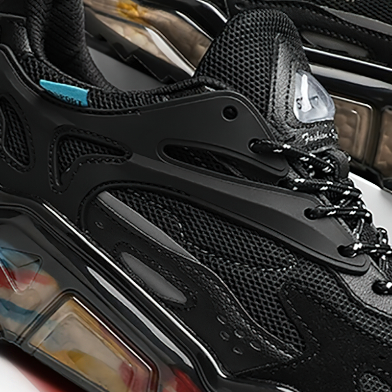 Luxury Mesh Breathable Running Sneakers / Casual Non-slip Wear-resistant Shoes