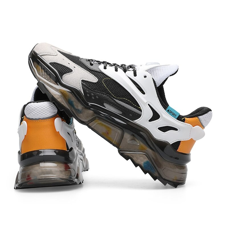 Luxury Mesh Breathable Running Sneakers / Casual Non-slip Wear-resistant Shoes