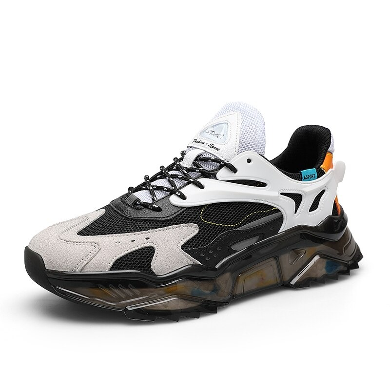 Luxury Mesh Breathable Running Sneakers / Casual Non-slip Wear-resistant Shoes