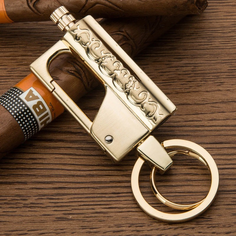 Luxury Multifunction Keychain Lighter / Waterproof Stainless steel Kerosene Lighters