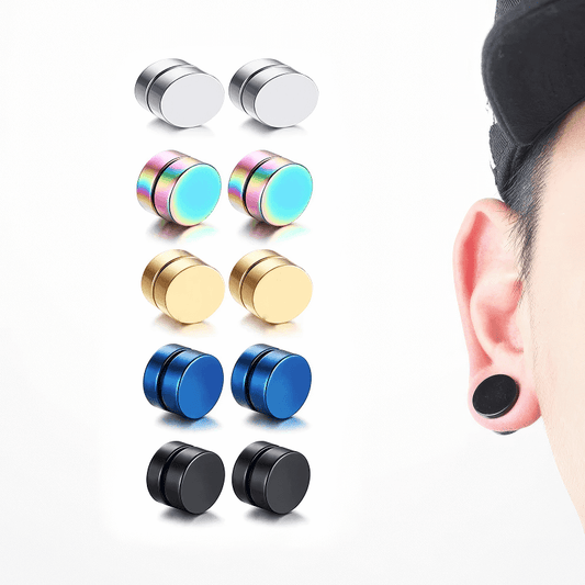 Magnetic Stud Earrings For Men And Women / Stainless Steel Jewelry