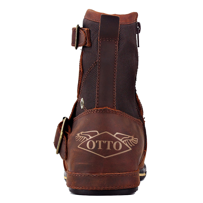 Men Casual Boots Of Genuine Leather / Male Rock Style Legwear / Alternative Fashion