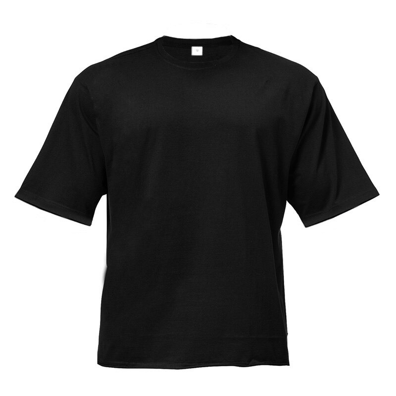 Men's Oversized Fit Short Sleeves T-shirt With Dropped Shoulder / Loose Fitness T-Shirt