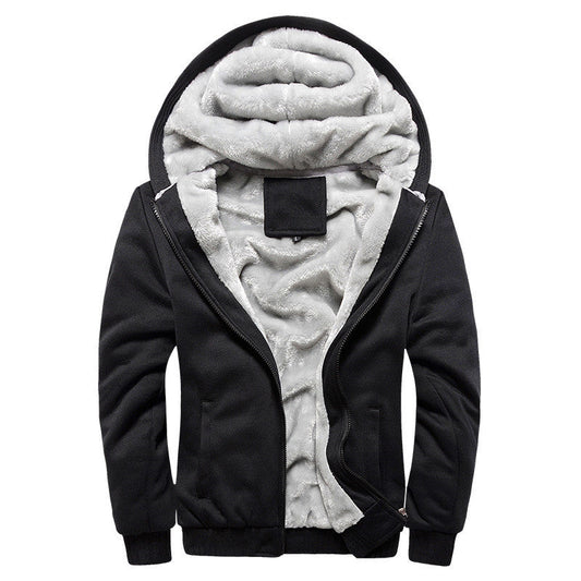 Men's Fashion Brand Sweatshirts / Winter Zipper Thicken Hoodies Sweatshirt