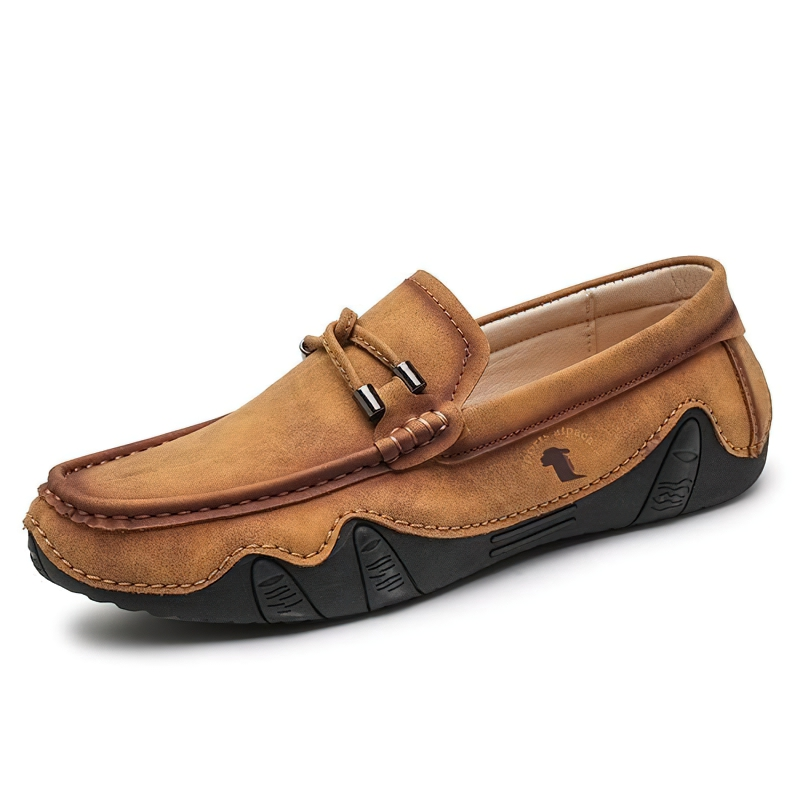 Men's Fashion Handmade Loafers / Casual Shoes Of PU Leather / Male Aesthetic Moccasins