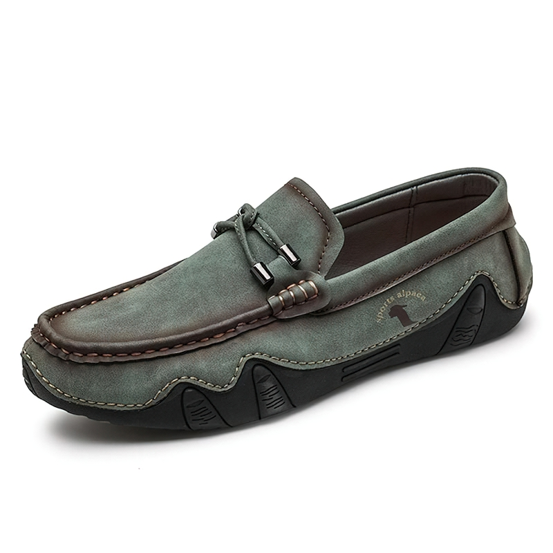 Men's Fashion Handmade Loafers / Casual Shoes Of PU Leather / Male Aesthetic Moccasins