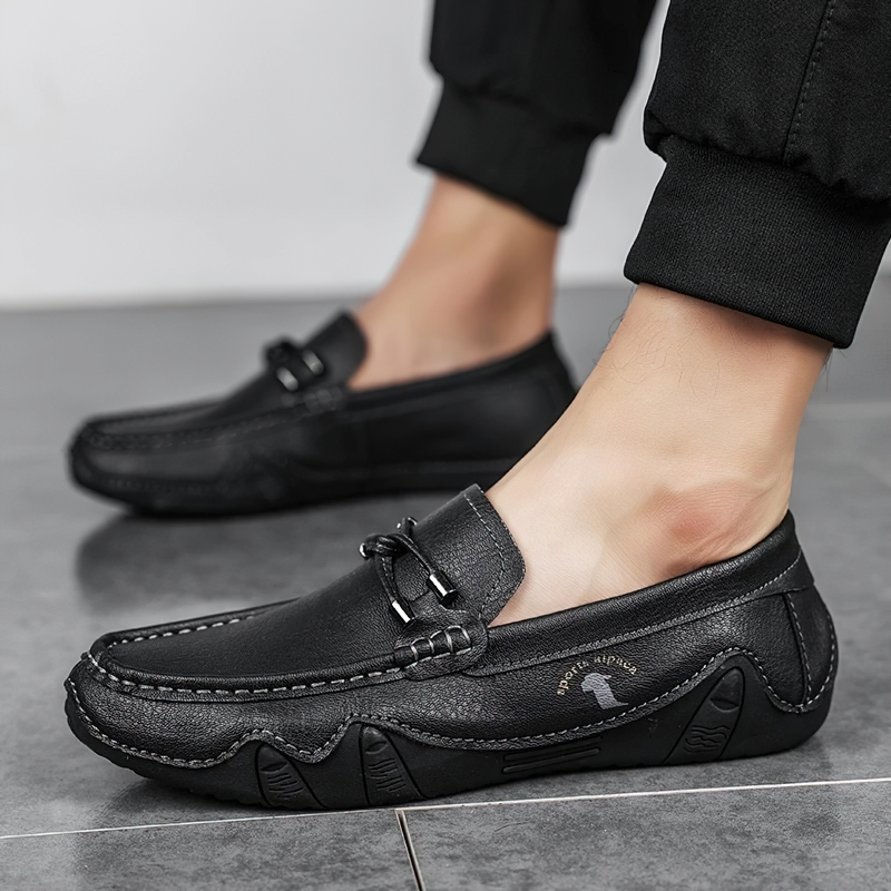 Men's Fashion Handmade Loafers / Casual Shoes Of PU Leather / Male Aesthetic Moccasins