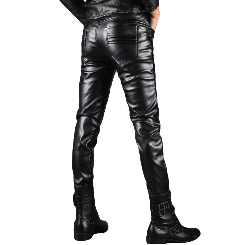 Men's Faux Leather Pants / Rock Stage Show Clothing in Alternative Fashion