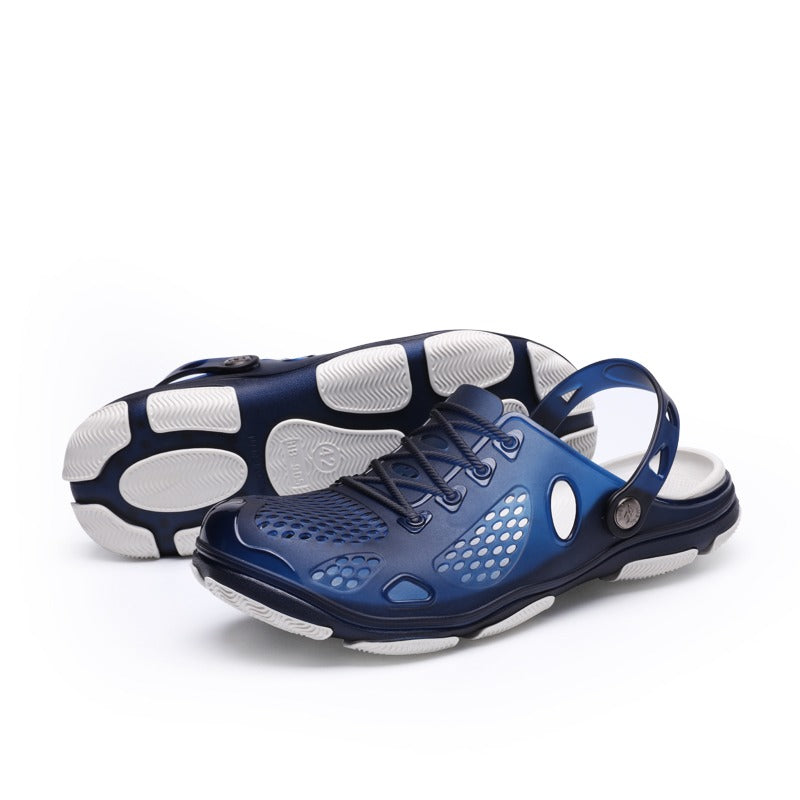 Men's Jelly Breathable Beach Slippers / Summer Outdoor Casual Sandals / Walking Shoes