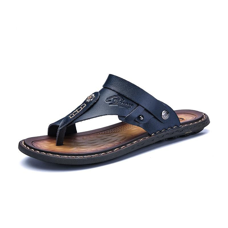 Men's Leather Sandals / Summer Soft Leisure Shoes / Alternative Fashion