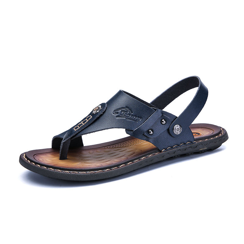 Men's Leather Sandals / Summer Soft Leisure Shoes / Alternative Fashion