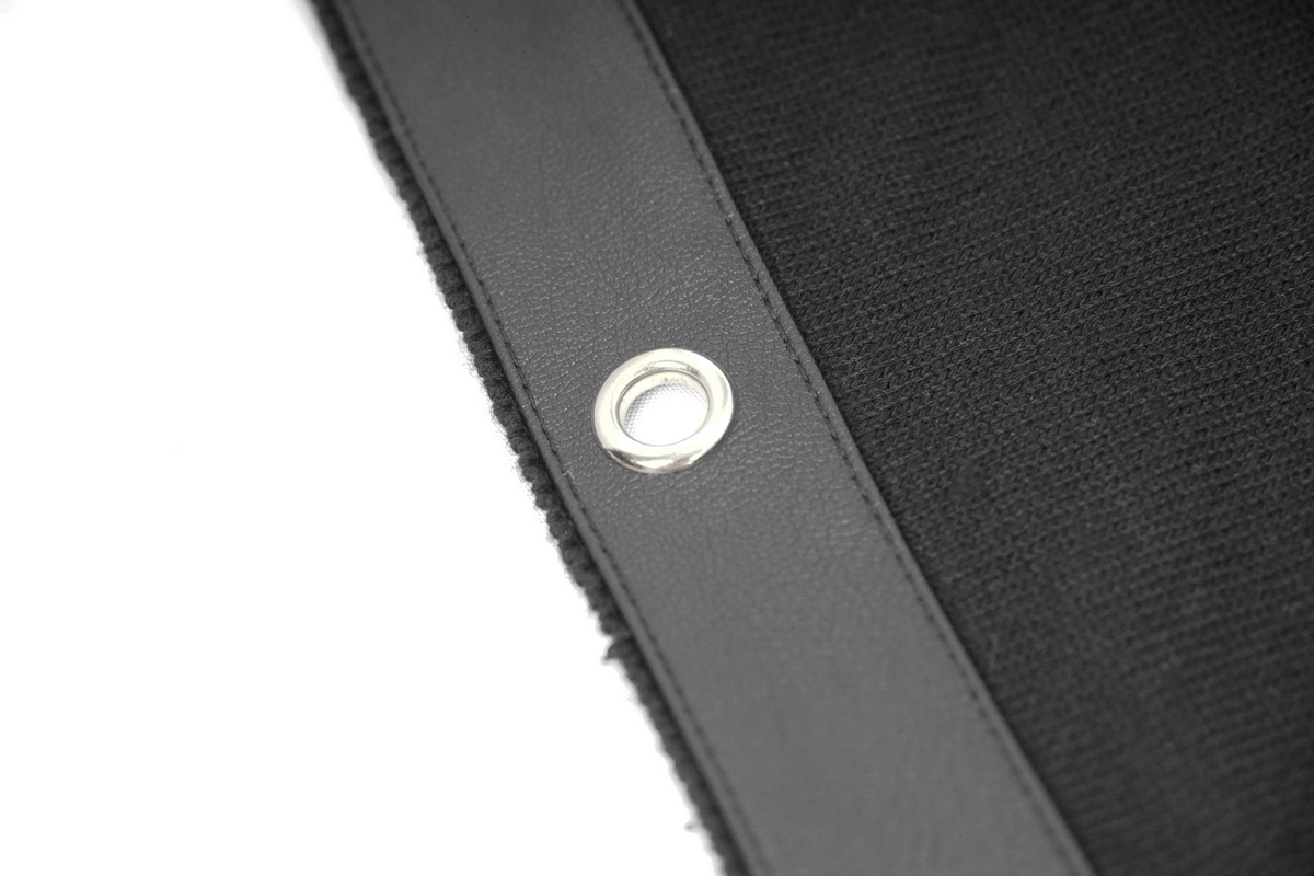 Men's Punk Asymmetry Sleeve Hoodie / Gothic Knit Sweater Hoody with Lace-up & Buckles on Sleeve