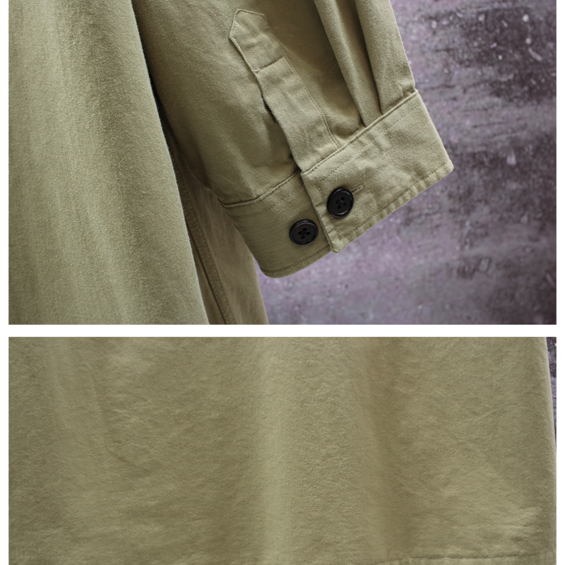 CLEARANCE / Men's Solid Military Short Sleeves Shirt / Cotton Breathable Chemise / Male Army Shirt