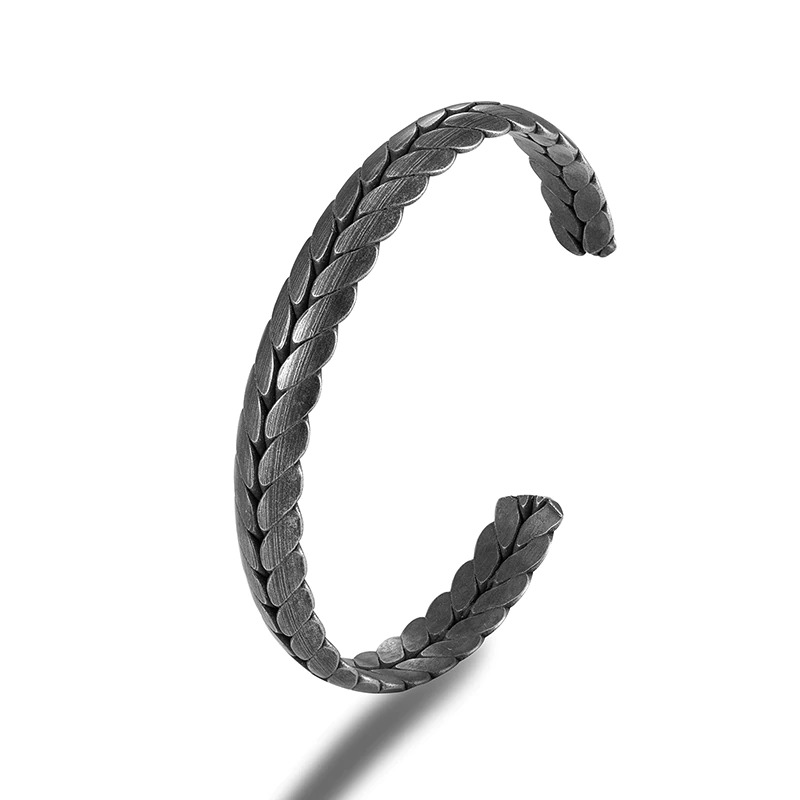 Men's Stainless Steel Jewelry / Black Vintage Bracelet / Rock Style Bracelet For Men