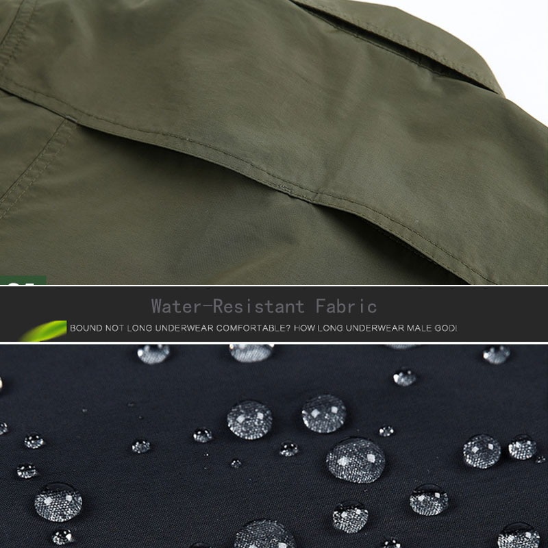 Men's Tactical Button-Up Shirt / Cargo Twill Work Shirt With Pockets / Long Sleeve Cotton Clothing