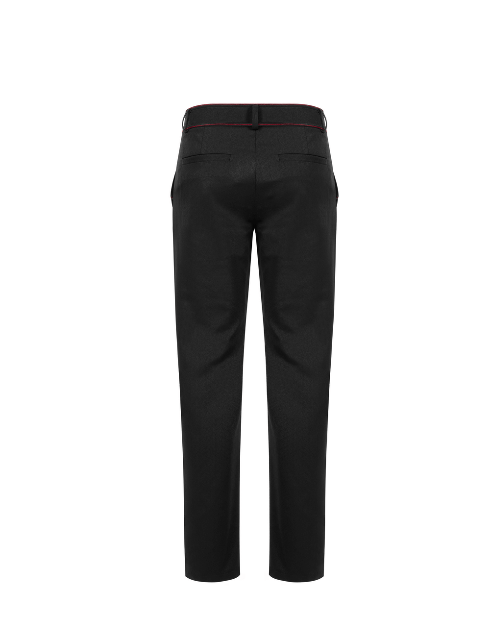 Men's Tailored Gothic Trousers with Embroidered Bat Accents