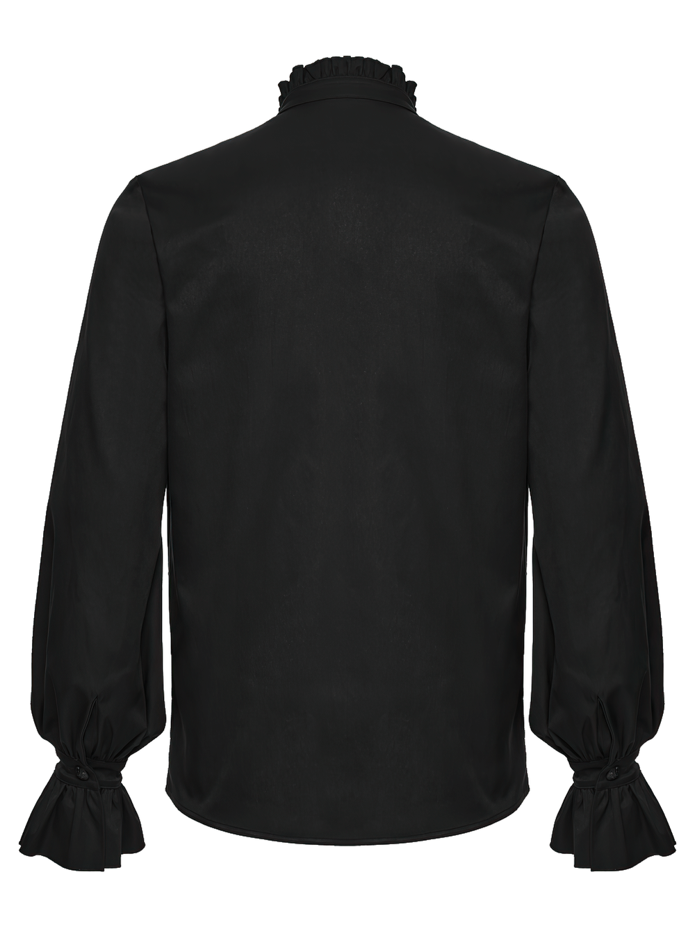 Men's Victorian Long Sleeve Shirt with Lace Details