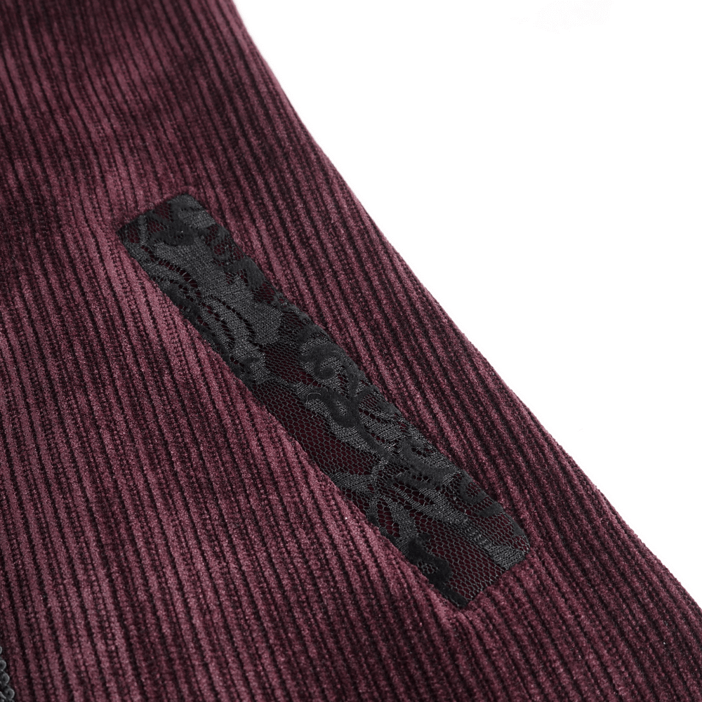 Men's Victorian Tailcoat with Chains with High-Collar