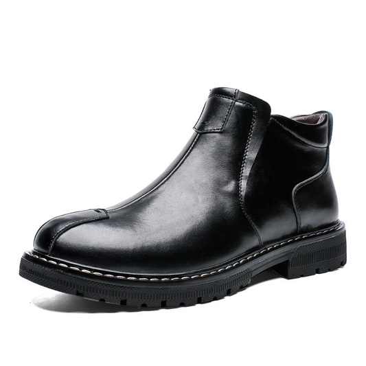 Men's Warm Ankle Boots / Fashion Leather Shoes / Classic Comfy Boots