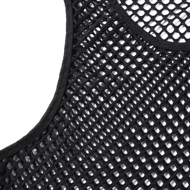Mesh See-through Fishnet Tanks Tops for Men / Sexy Perspective Sleeveless Fitted Muscle Top
