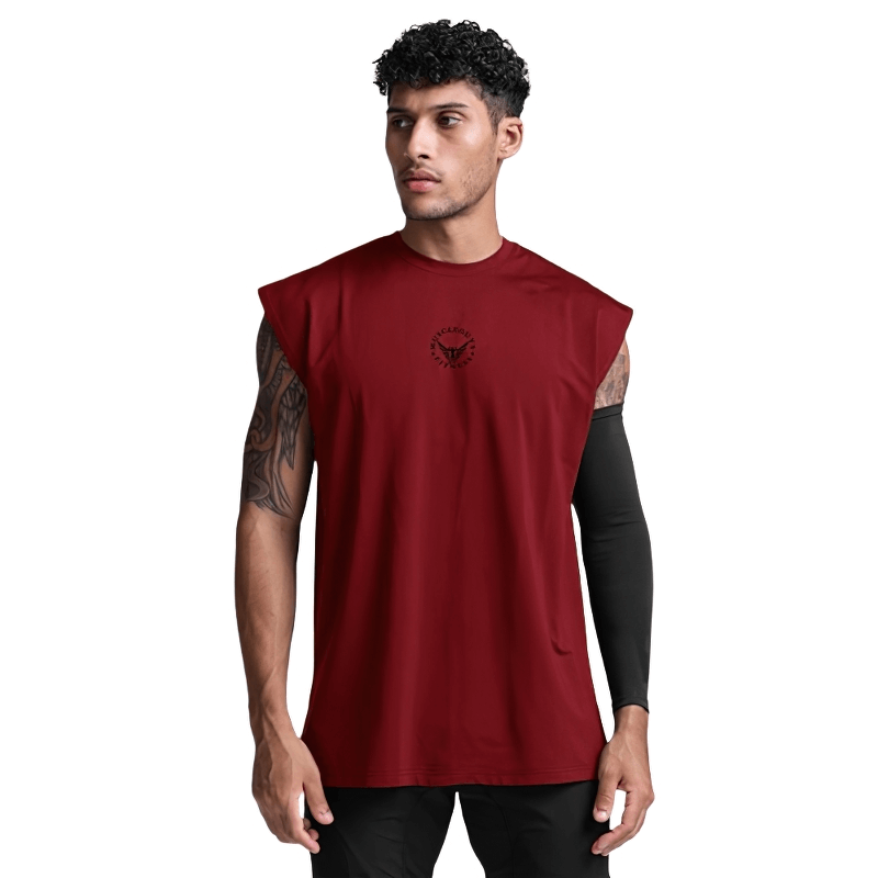 Mesh Tank Top for Men / Bodybuilding Sleeveless T-Shirts / Male Fitness Clothing