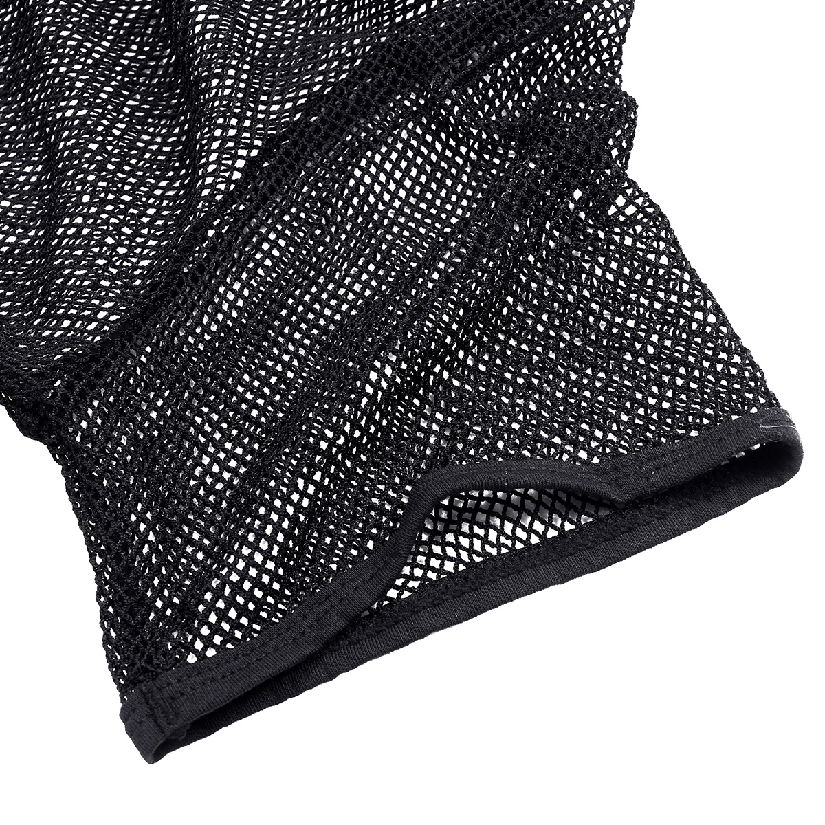 Mesh Top See Through Fishnet Vest T-Shirt / Breathable Top for Men in Alternative Style