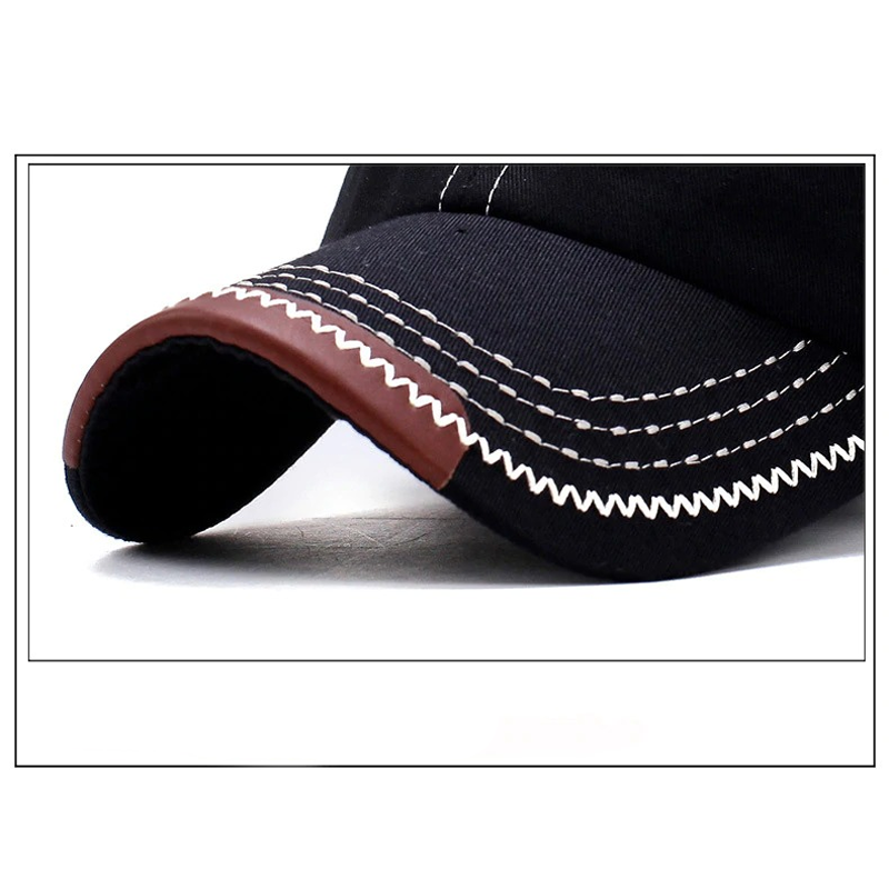 Military Cap with Embroidery 3D Eagle / Cotton Hat with Strapback / Rock Style Hat for Women and Men