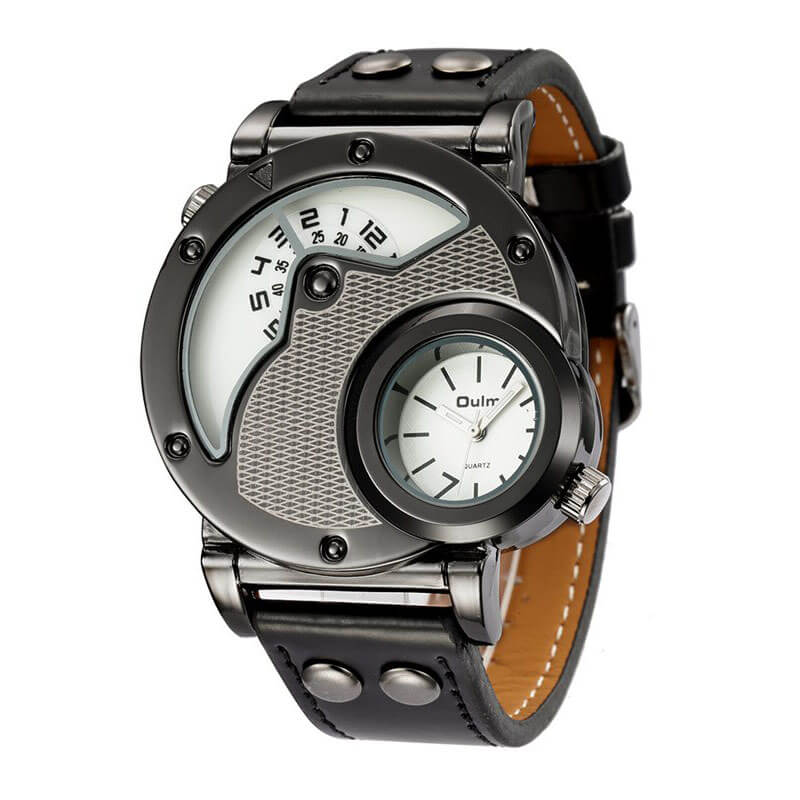 Military Men's PU Leather Strap Antique Watch / Quartz Wristwatches / Original Accessory Design