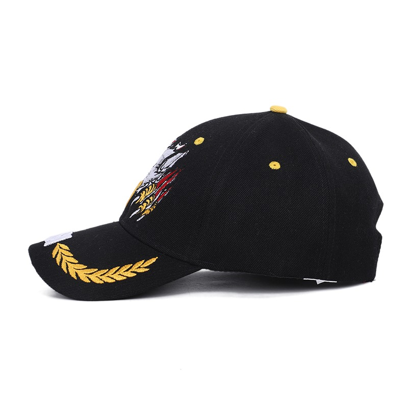 Military Style Cap for Men's and Women's / Cap with Embroidery Eagle