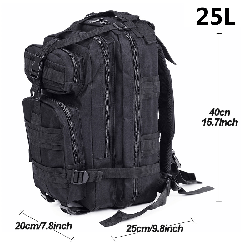 Military Tactical Backpack with Lots of Pockets / Unisex Waterproof Camping Bags