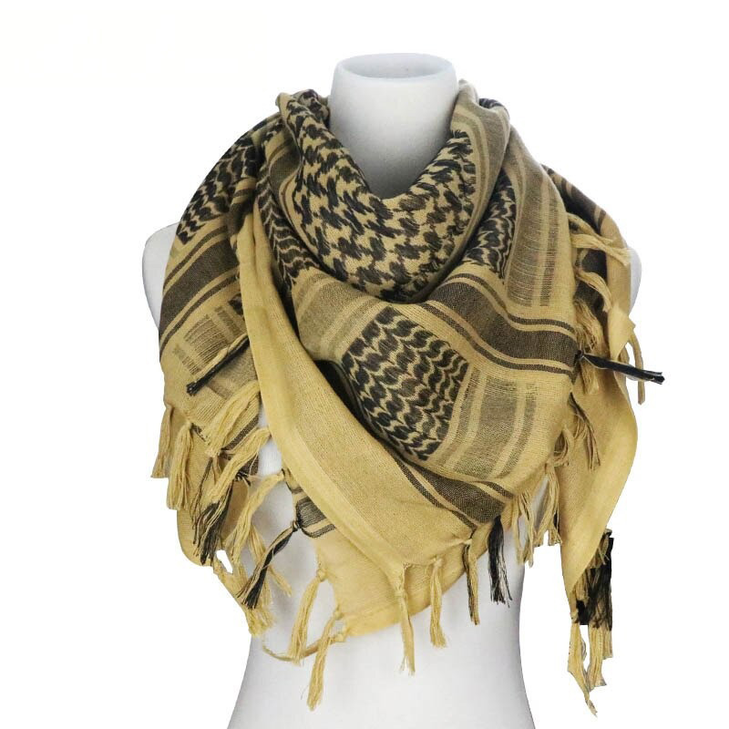 Military Tactical Desert Scarf / Arabian Keffiyeh Scarf / Camouflage Head Scarf for Men and Women