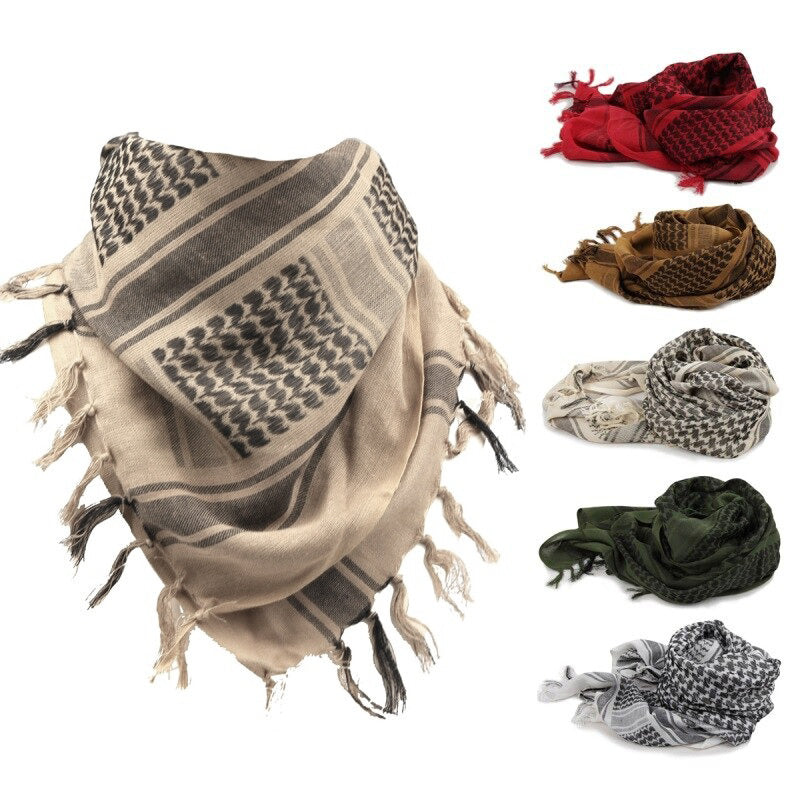 Military Tactical Shemagh / Desert Arab Scarf / Shawl Neck Cover / Head Wrap