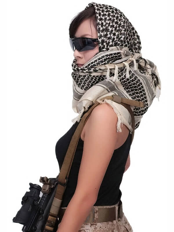 Military Tactical Shemagh / Desert Arab Scarf / Shawl Neck Cover / Head Wrap