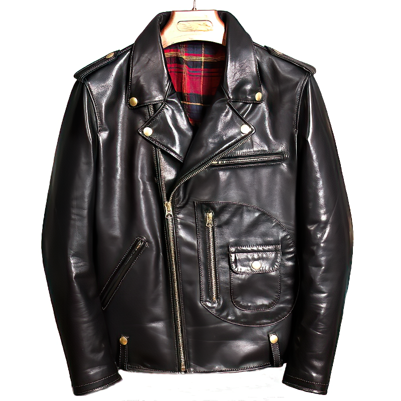 Motor Biker Leather Men's Jacket / Classic Jacket For Men