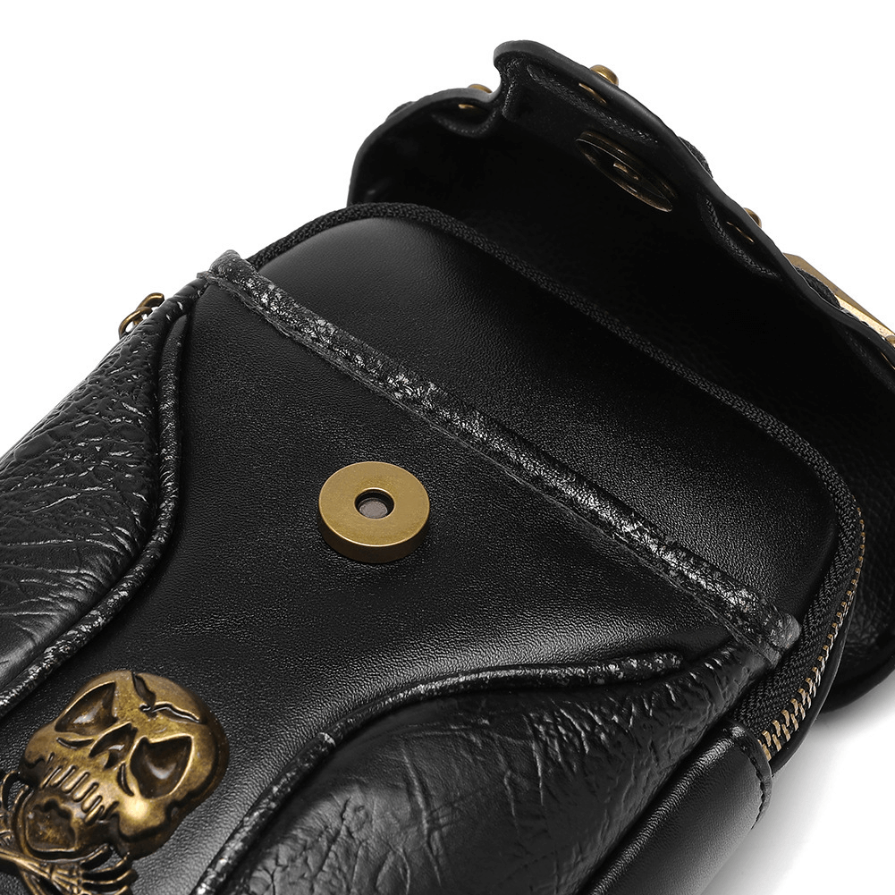 Motorcycle Crossbody Bag for Women / Gothic Mobile Phone Bag