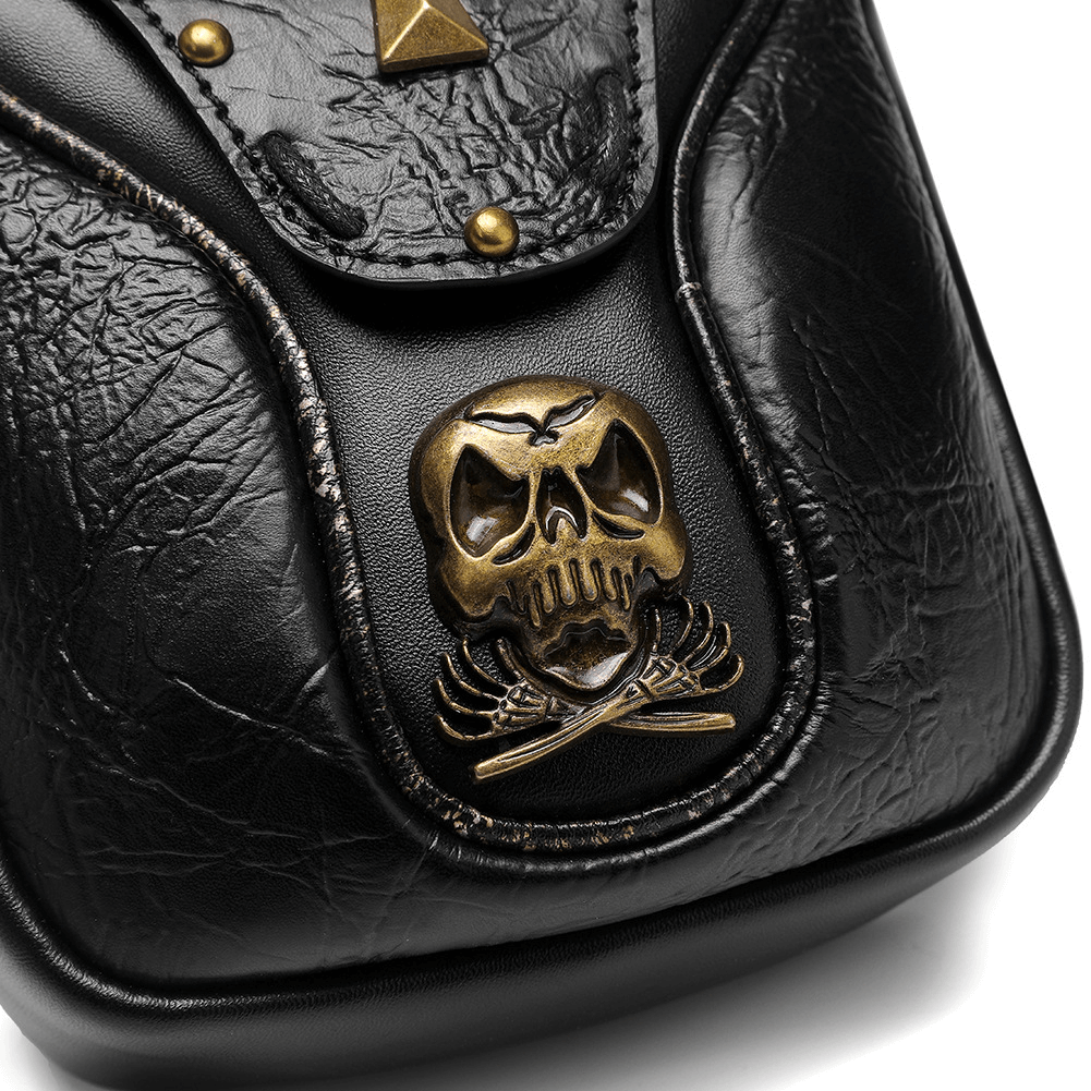 Motorcycle Crossbody Bag for Women / Gothic Mobile Phone Bag