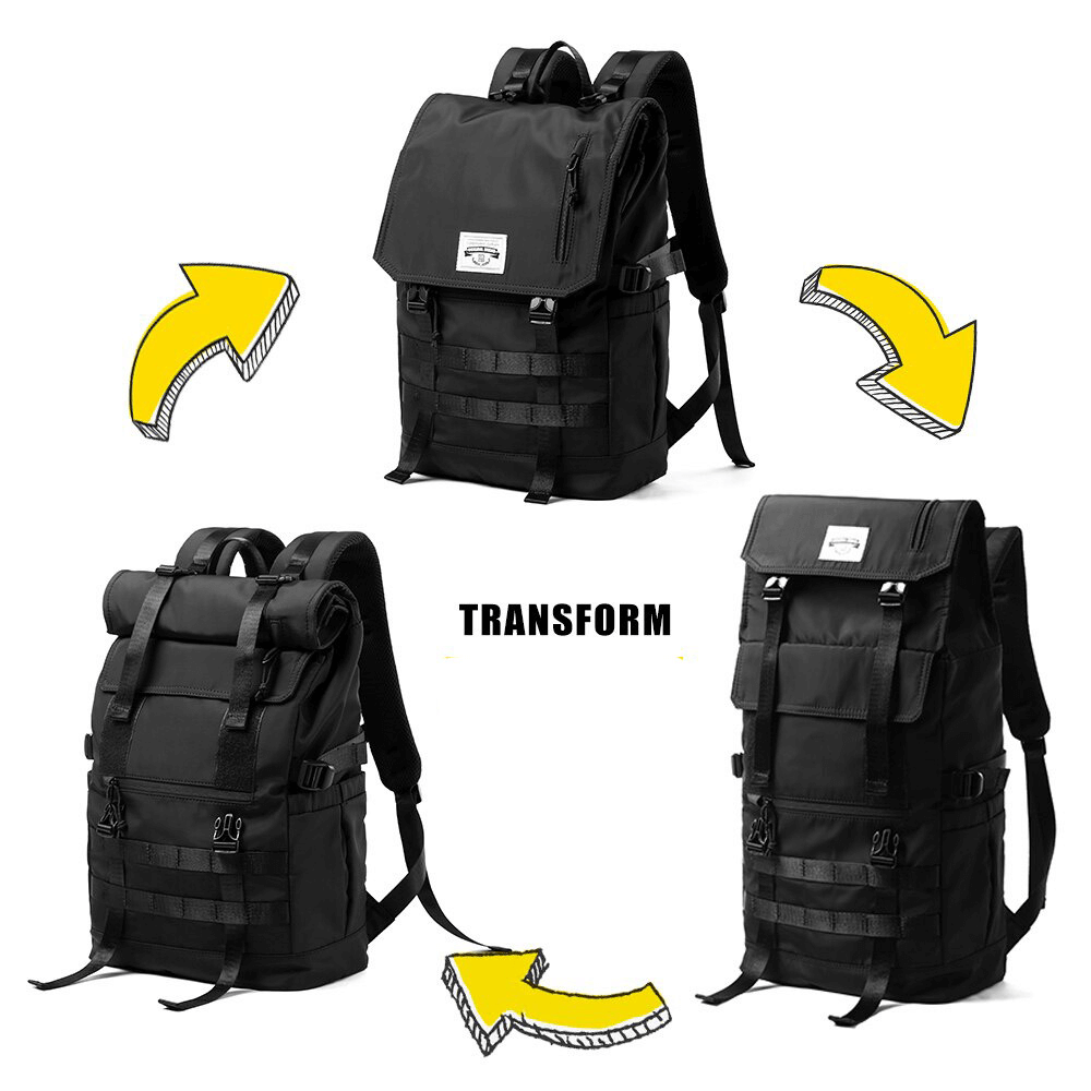 Motorcycle Waterproof Large Backpack / Wear-resistant and Scratch-resistant Travel Backpacks