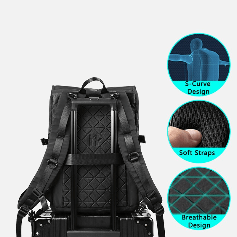 Motorcycle Waterproof Large Backpack / Wear-resistant and Scratch-resistant Travel Backpacks