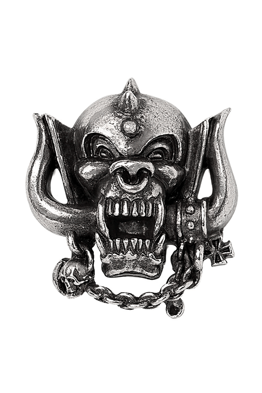 Motorhead Warpig Snaggletooth Pewter Rock Pin Badge