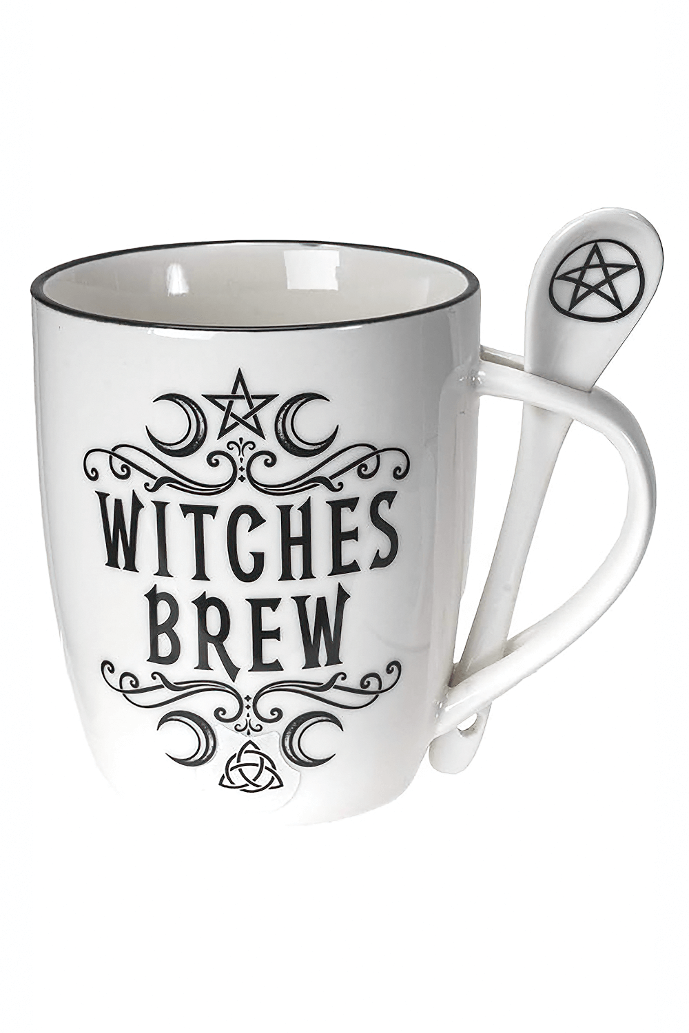 Mystical Witches Brew Bone China Mug and Spoon Set