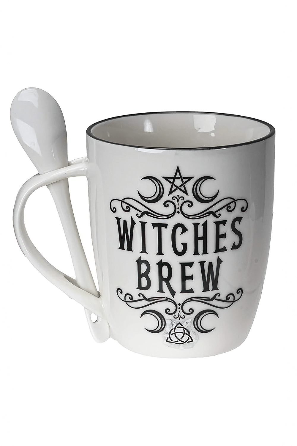 Mystical Witches Brew Bone China Mug and Spoon Set