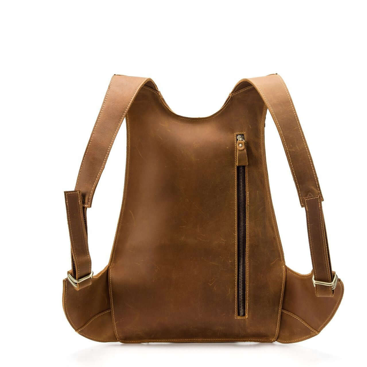 Natural Leather Backpack for Women / Genuine Leather Bag