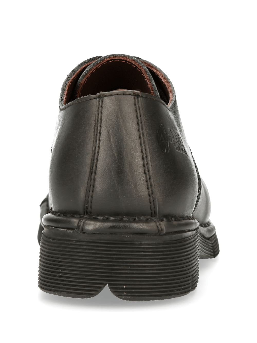 NEW ROCK Men's Black Flat-Sole Shoes With Urban And Military Style