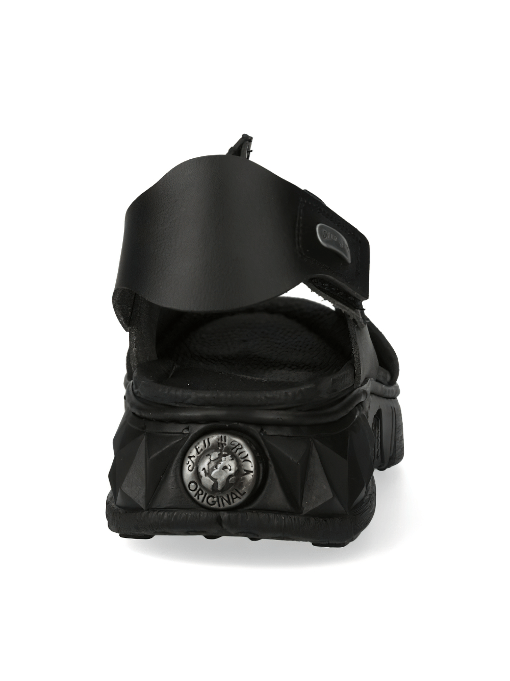 NEW ROCK Black Synthetic Straps Sandals for Men