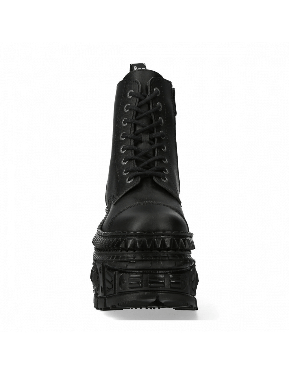 NEW ROCK Men's Fashion Black Gothic Style Ankle Boots